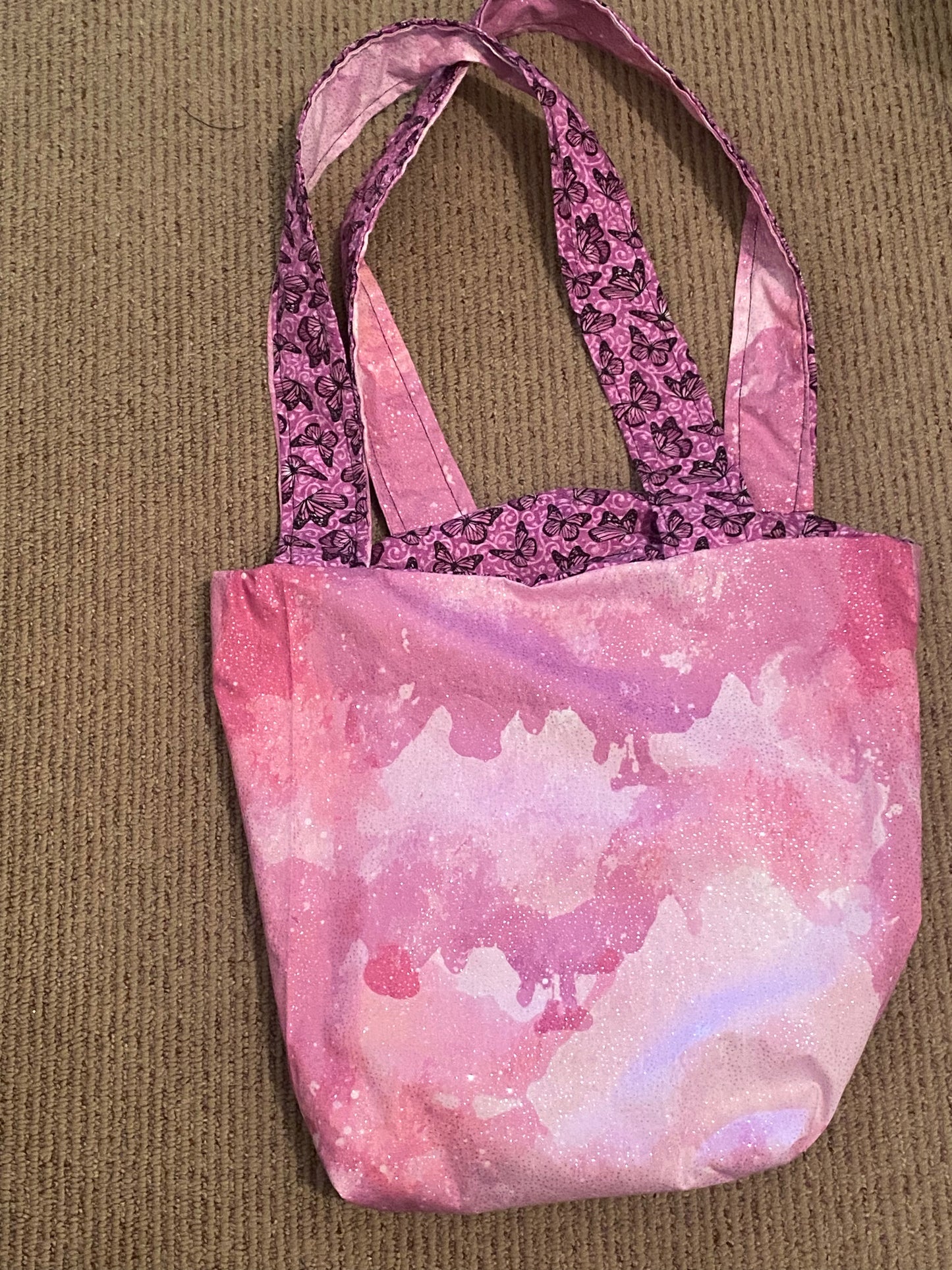 Butterfly tote bag