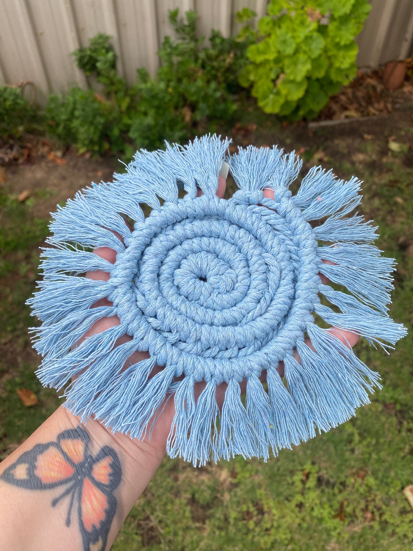 Macrame coasters