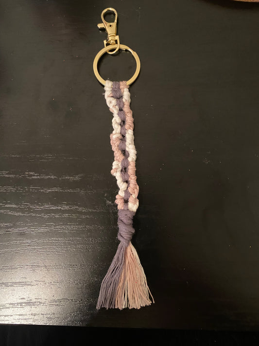 Macrame keychain