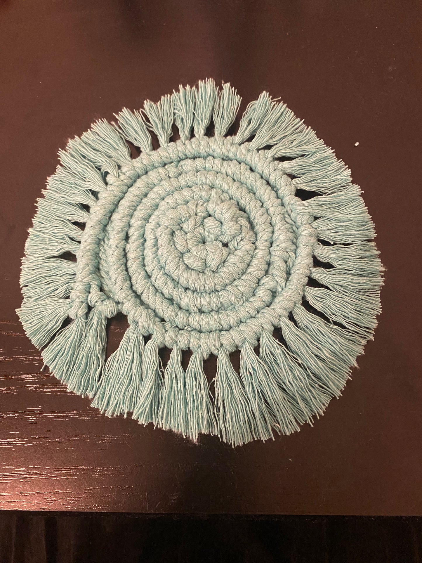 Macrame coasters