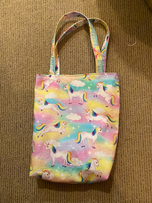 Kids Unicorn tote bags